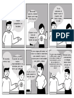 Black and White Education 6 Panel Comic Strip