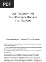 Costs Concepts, Uses & Classifications