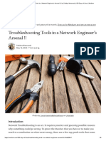 Troubleshooting Tools in A Network Engineer's Arsenal !! - by Sahitya Maruvada - 100 Days of Linux - Medium