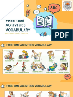 Free Time Activities Vocabulary