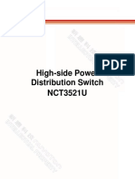 High-side Power Distribution Switch Specifications
