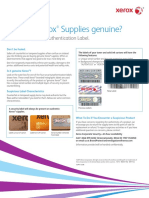 Are Your Xerox Supplies Genuine