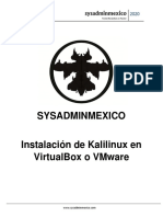 Instalar Kalilinux y MR Robot en VMWARE o VIRTUALBOX