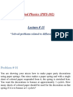 Applied Physics (PHY-102) : Lecture # 15