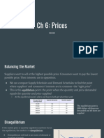 econ ch 6  prices