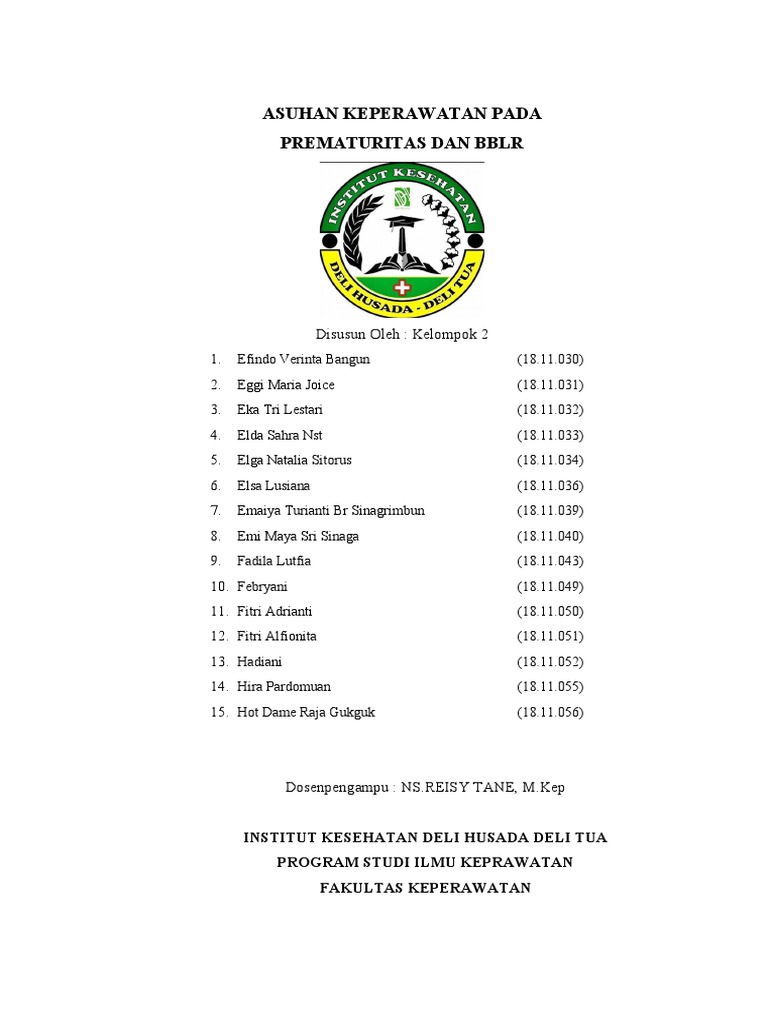 Contoh Cover Makalah Pdf