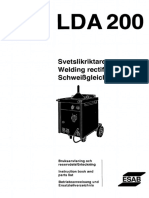 ESAB LDA 200 User Manual