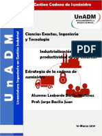 Estrategias de Gestion de de La Cadena de Suministros