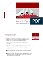 Bahrain Opposition Representation