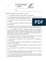 Faculdade JK exercícios empreendedorismo