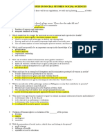 TREND - ISSUES - SOCIAL - STUDIES - DRILL Answer Key