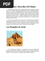 Las Siete Maravillas Del Mundo