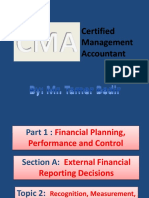 CMA - IFRS Versus GAAP