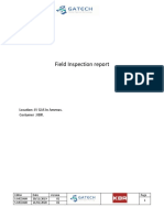 Field Inspection Report: Location: JV GAS in Amenas. Costumer: KBR