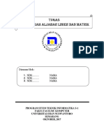 Soal Matrik Dan SPL