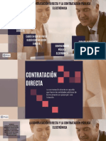 La Contratacion Directa y La Contratacion Publica Electronica