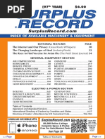 APRIL 2021 Surplus Record Machinery & Equipment Directory