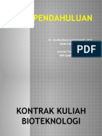 Kontrak Kuliah Bioteknologi 2021