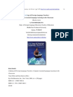 book review-calling all foreign language teachers. computer-assisted language learning in the classroom