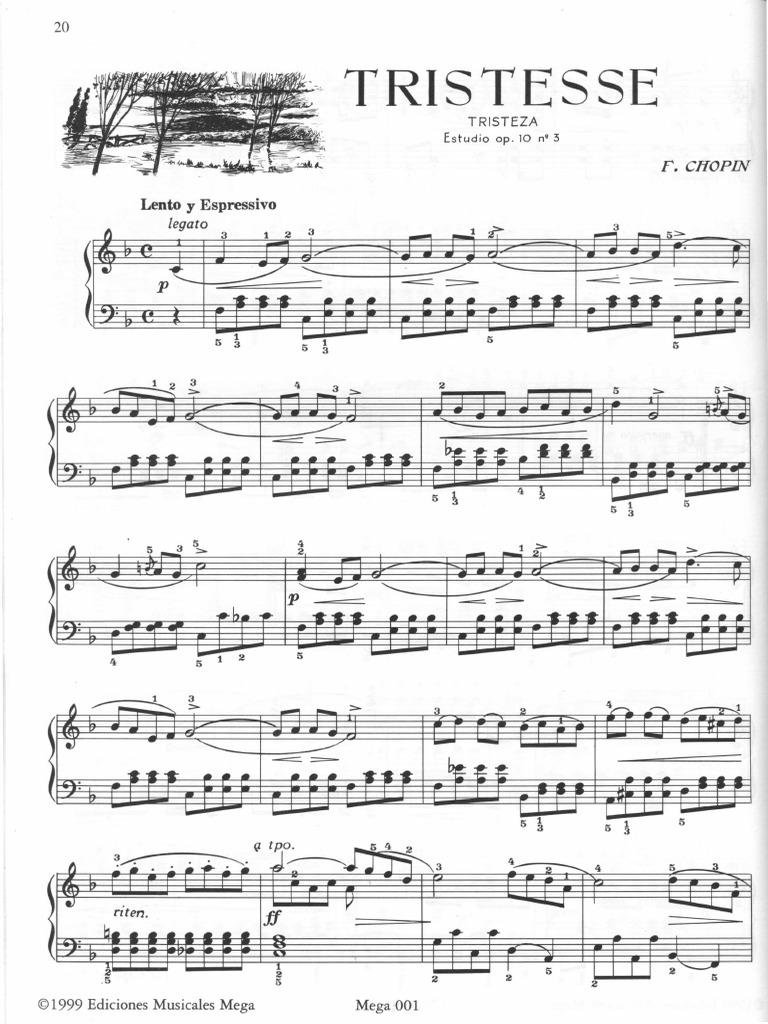 Chopin Etude Tristesse Pdf – Chopin Tristesse Piano – COQP