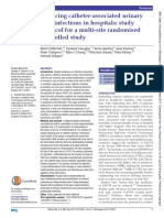 Reducing Catheter-Associated Urinary Tract Infections in Hospitals: Study Protocol For A Multi-Site Randomised Controlled Study