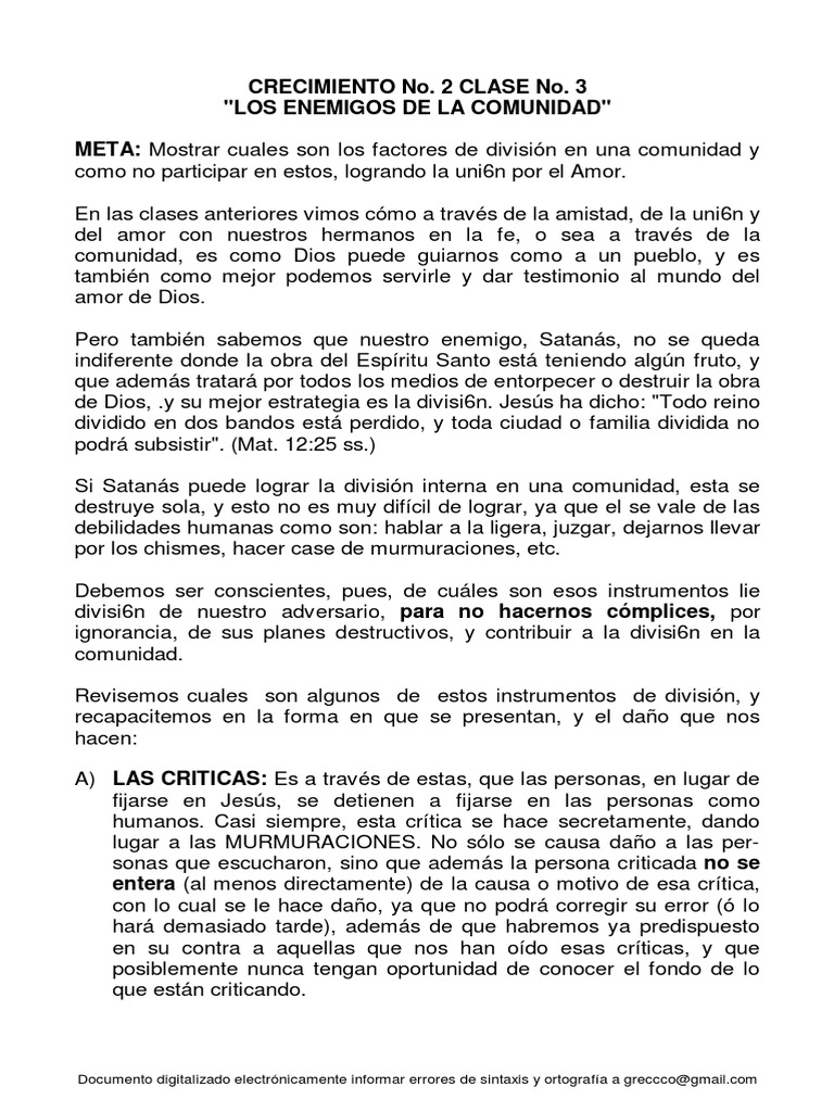 Amor y Unidad en la Comunidad Cristiana | PDF | Perdón | Amor