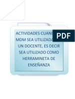 Formato de Actividades