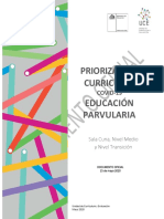 12 Priorización Curricular - Educación Parvularia