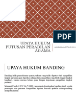 Upaya Hukum Putusan Peradilan Agama