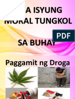 MGA ISYUNG MOral Tungkol Sa Buhay Grade 10ESP