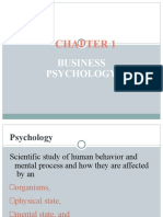 Business Psychology Chapter 1