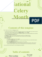 National Celery Month by Slidesgo