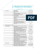 AMDAL Study - Request For Information: N O Type Request/Description Format