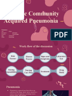 Pediatric Community Acquired Pneumonia: Presentors