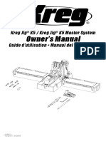Owner's Manual: Kreg Jig K5 / Kreg Jig K5 Master System Guide D'utilisation - Manual Del Propietario