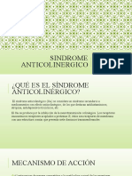 Tox I Sindrome Anticolinergico