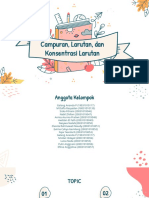 B - Kelompok 1 - Campuran, Larutan, Dan Konsentrasi Larutan - PPT