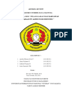 Studi Kasus Etika Kerja SDM PT AFI Kel. 5