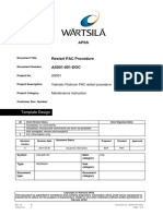 Valmatic Platinum PAC Restart Procedure