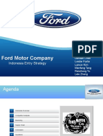 Ford Motor Company: Indonesia Entry Strategy