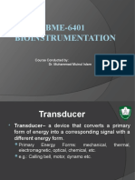 Principles, applications and design of bioinstrumentation