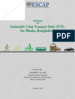 Sustainable Urban Transport Index Report for Dhaka City