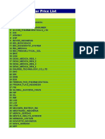 Price List Principal - 01 Feb 21