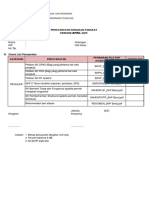 Formulir Persyaratan KP April 2021