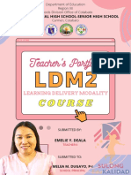 Teacher's Portfolio Teacher's Portfolio: Ldm2 Ldm2