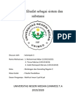 Makalah Filsafat Sebagai Sistem Dan Substansi Oke 2