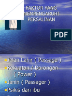 Faktor Yang Mempengaruhi Persalinan