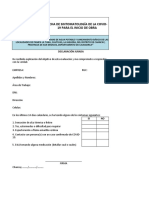 Formato de Datos Del Personal