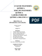 Práctica 10 Sintesis de Acetanilida