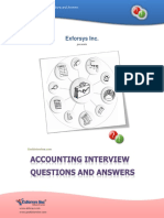Exforsys Inc.: Accounting Interview Questions and Answers